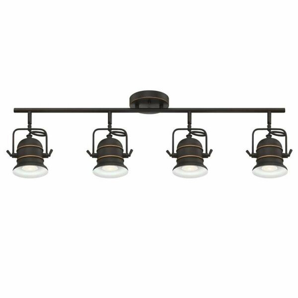 Carne Boswell Four-Light Indoor Track Light Kit, Oil-Rubbed Bronze CA3281859